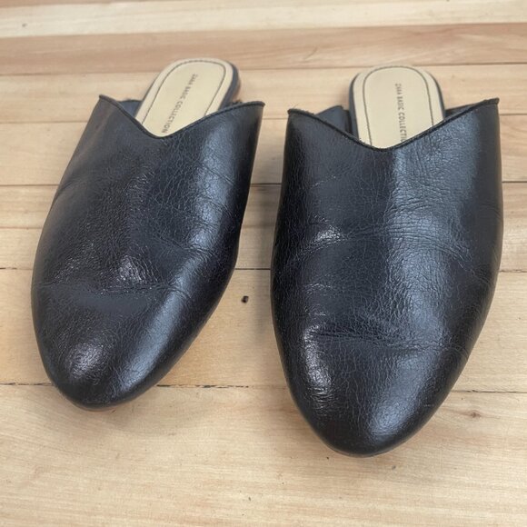 Zara Backless Slip On Slides Loafer Shoes Size 36 - Picture 1 of 6